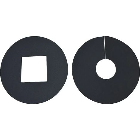 BOSCH Zubehör für Warmwasserspeicher, Abdeckrosetten-Set für E-Heizung, 7735501421