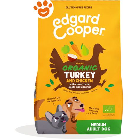 Edgard Cooper Dog Adult Bio Pollo e Tacchino - Sacco 7 Kg -
