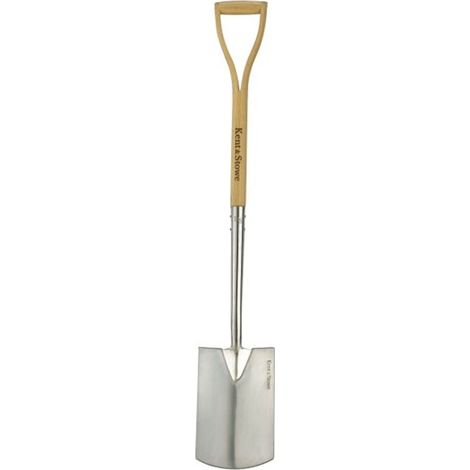 Kent & Stowe Stainless Steel Digging Spade, FSC®