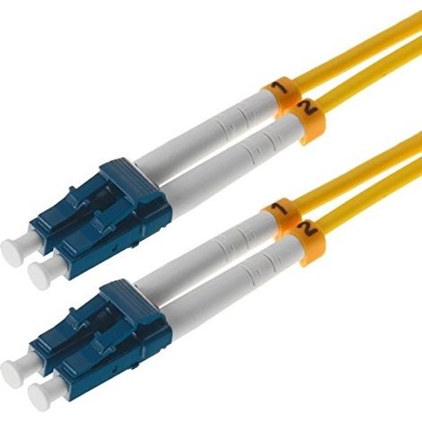 HELOS 5M OS2 LC/LC 5M LC LC JAUNE - CÂBLES DE FIBRE OPTIQUE (LC, LC, MALE/MALE, OS2, JAUNE, SINGLE-MODE) (1/3)