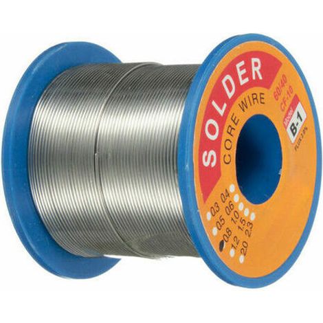 Fil à Souder - Alliage Étain-Plomb 60/40 - Diamètre 0,8 mm - Pour Circuits Électroniques - 250 g (1/5)