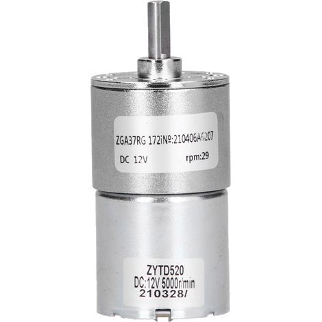 Leiser 12-V-Gleichstrommotor mit Untersetzungsgetriebe und porösem Lager, Zubehör für ZGA37RG 29R-12V-Maschinen (1/5)