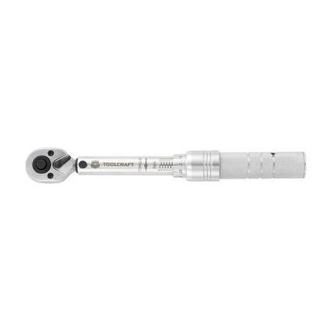 TOOLCRAFT 819161 Chiave dinamometrica con cricchetto reversibile 1/4 (6.3 mm) 1 - 6 Nm (1/2)