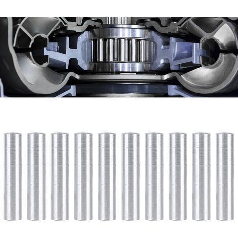 Dix piliers de support filetés en alliage d'aluminium M40,7 mm 3501-0006-0300, longueur 30 mm. (1/5)