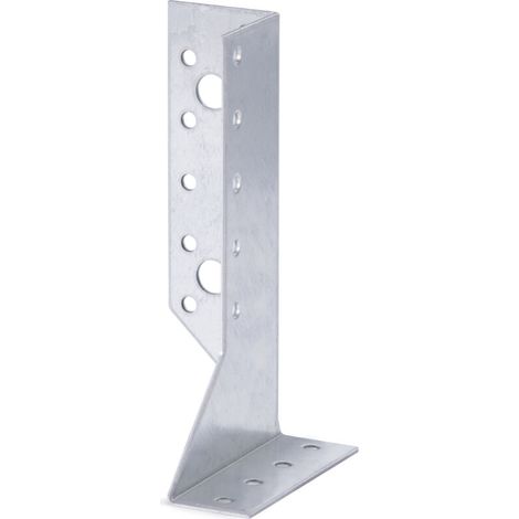 Sabot de poutre type A gauche 25 x 140 mm – Acier galvanisé sendzimir – Marque