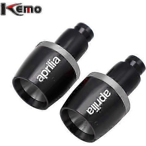 Bouchons de poignées de guidon pour motos Aprilia RSV, RSV4, RSV1000/R, Caponord 1200, Dorsoduro 750, Shiver, Tuono 1000/R, V4R et RS125