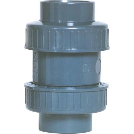 Clapet anti-retour à resoort PVC pression Codital 40mm à coller