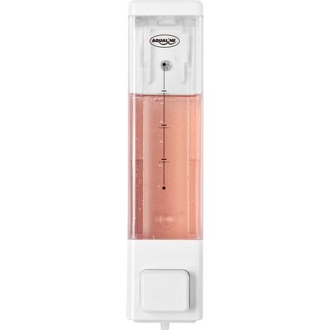 Distributeur de savon liquide OLMO 350ml, blanc (1/4)
