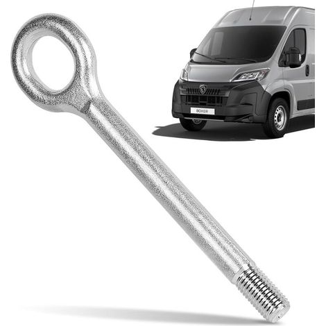 51798113 Anhängerkupplung 1612882780 Abschlepphaken 215 mm Kompatibel mit Ducato 250, Boxer, Jumper