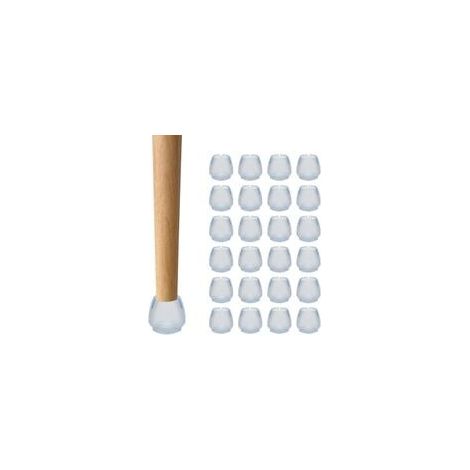 24-teiliges Set Stuhlbeinkappen, Stuhlbeinschutz, Stuhlbeinstopfen, runde Stuhlbeinstopfen, verhindern Kratzer und Geräusche, für Tische, Stühle, Sofas und andere Möbel (12-16 mm)