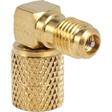 Adaptateur de connecteur d'adaptateur de réfrigération M1/4 Sae-F 5/16 pour tuyau de manomètre R410A (1/4)