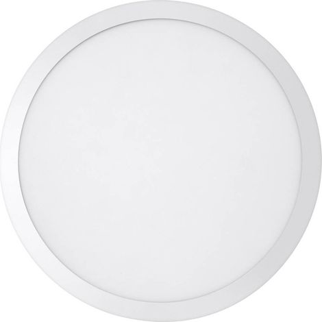 Panneau lumineux LED LEDVANCE, éclairage pour applications intérieures, blanc froid, longueur : 40 x 40 cm, Planon Round (1/4)