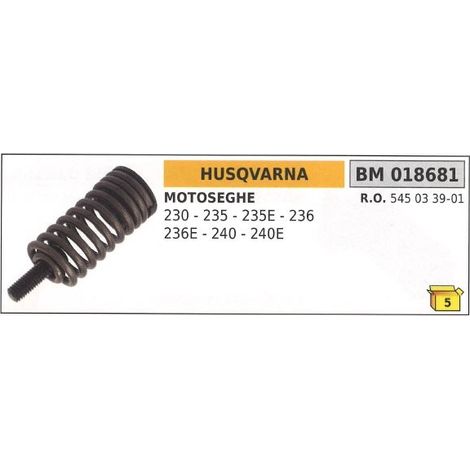 Antivibrante a molla HUSQVARNA motosega 230 235 235E 236 236E 240 240E 018681