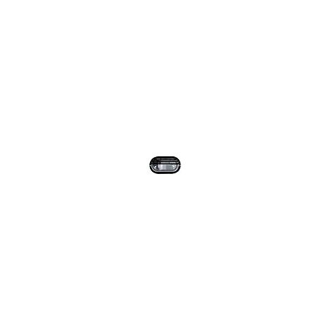 Caima kleine wandleuchte ip44 1xe27 l.20xb.9,5xh.12cm polycarbonat (pc) + schwarzes glas