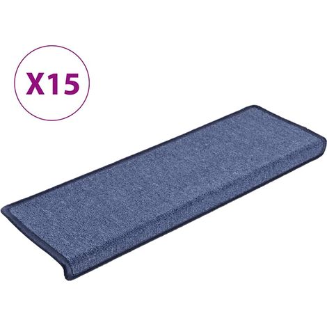 Maison Exclusive - Stufenmatten 15 Stk. 65x21x4 cm Blau Rechtecki (1/5)