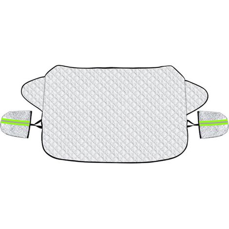 Couverture Pare Brise Voiture Protection Pare Brise Hiver Protege Pare Brise Magnétique Universelle Couverture Repliable pour Bache Voiture Anti Givre Neige UV Poussière Pluie (147x100cm) (1/5)