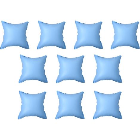 Lot de 10 oreillers de protection de piscine. A mettre sous la bàche de protection (1/5)