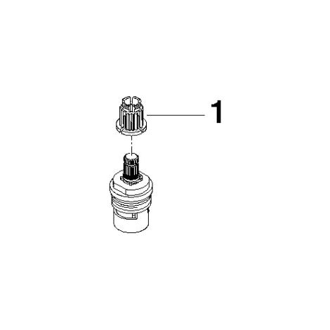 Partie supérieure DO, fermeture à droite, pièces de rechange 90900313500 1/2 pouce (1/3)
