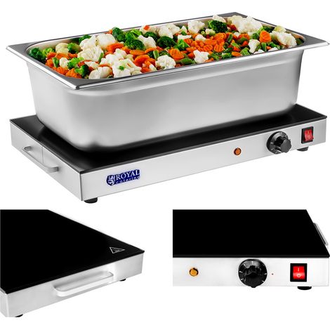 Bandeja calentadora para catering de mesa GN 1/1 Royal Catering (1/5)