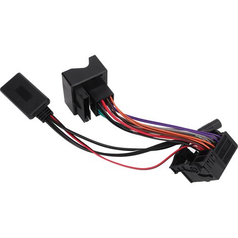 Câble Bluetooth 5.0 avec micro pour voiture, adaptateur mains libres AUX, remplacement compatible A3 TT A4 2007-2014, entrée audio 3,5mm (1/5)
