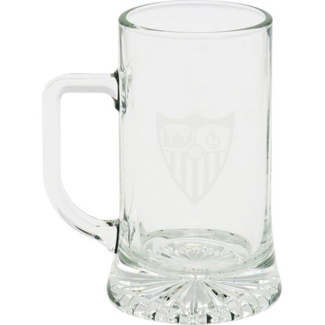 Carafe à bière en verre, capacité 500 ml, transparent (1/3)