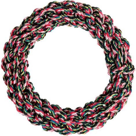 Karlie Dentalspielzeug Ring aus Baumwolle 20 cm für Hunde