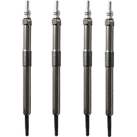 Lot de 4 bougies de préchauffage turbo diesel pour Ssangyong Actyon & Sports Kyron Rexton 6641590001 A6641590001