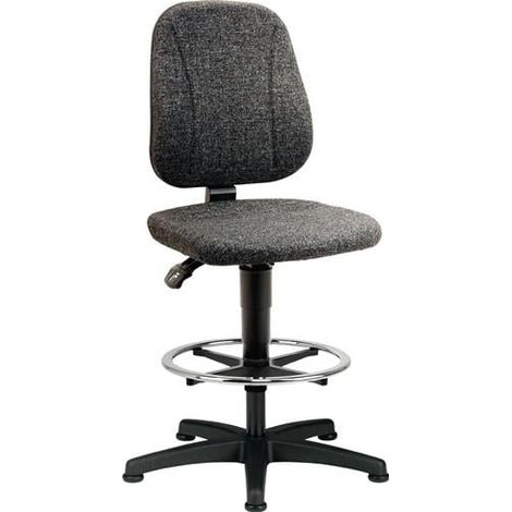 interstuhl Fauteuil de bureau Unitec Patins au sol + Repose-pieds circulaire - 9651-CI11 (1/4)