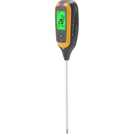 Testeur 4 en 1 LCD : humidité, température, ensoleillement, pH, terre de jardin (1/5)