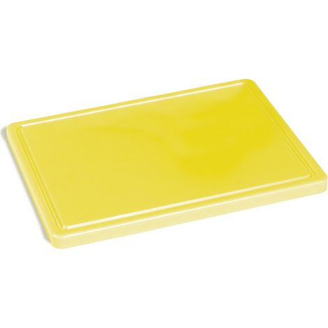 Planche à découper en jaune pour volaille, 530x325 mm - VIRTUS