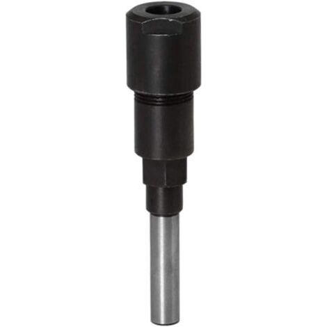 ALLIANDISRouter Collet Extension Bit de routeur Extension de collet et rognage Découpage Machine de gravure Extender Porte-mandrin de travail du bois Fraise (8MM Shank), (1/4)