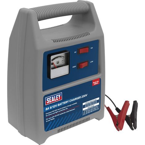 Sealey 6/12V Battery Charger 8A 230V DSBC8