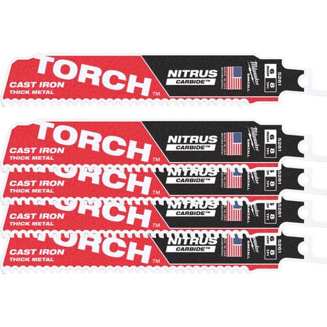 Kit 5 Pz Lame Per Seghetto Metallo 150mm X 8 Tpi Milwaukee 48475561 (1/2)