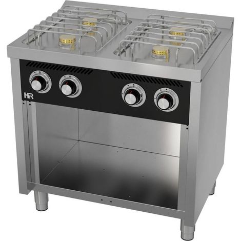 Fourneau "basic" 2 à 6 feux vifs s/600 sur placard - HR Fainca
