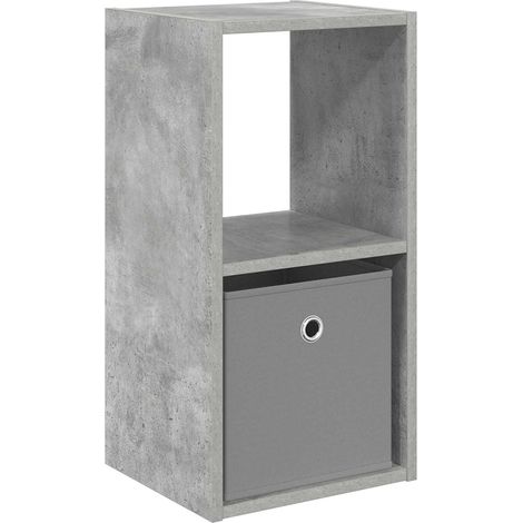 Maison Exclusive - Comodino Grigio cemento 30,5 x 27 x 59,5 cm Legno multistrato