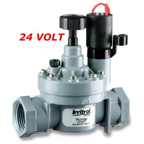ELETTROVALVOLA IRRIGAZIONE 1'' FF IRRITROL 2500MTF CHIUSURA LENTA 24 VOLT 19235