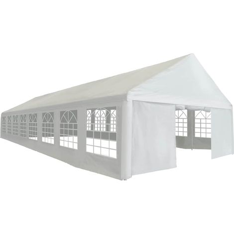 Tendone per Feste in PE 6x16 m Bianco vidaXL (1/5)