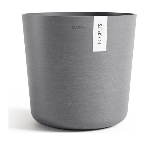 Vaso Rotondo Lima D25 H25,50 Cm Grigio Ecopots