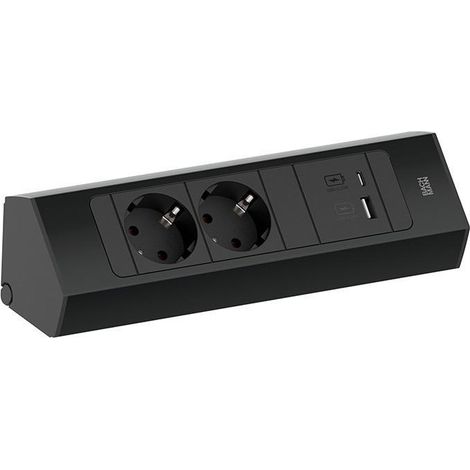BACHMANN CASIA 2 2xCEE7/3 1xUSB A/C 22W 2,0m AEH SW, 932.102