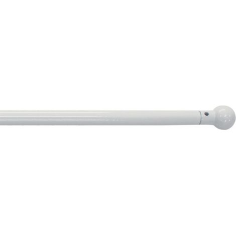 Tringle Déco Extensible "Bolla" 80-110cm Blanc