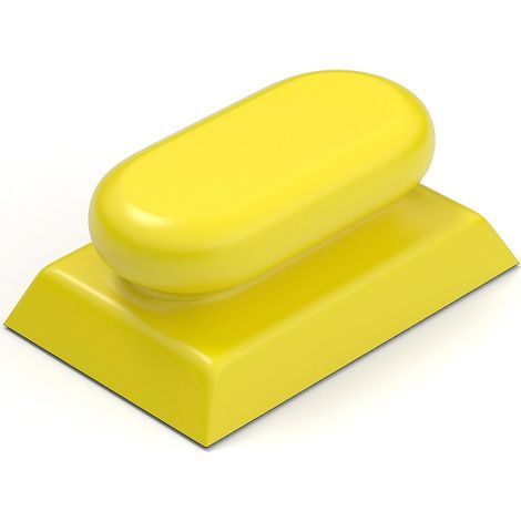 Support de patin de ponçage auto-agrippant, bloc de ponçage manuel léger avec poignée ergonomique pour éponges de ponçage et patins de ponçage, outil de ponçage manuel léger pour le travail du (1/5)