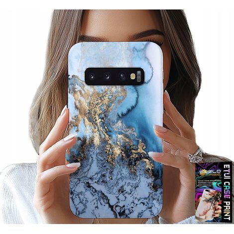 Hülle für Samsung Galaxy S10 Plus – Marmormuster + Folie (1/5)