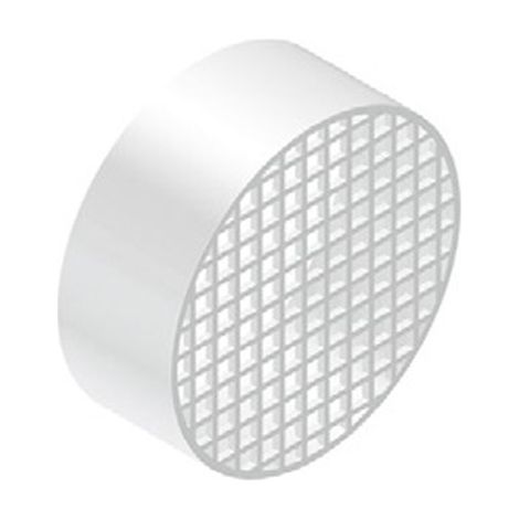Terminale aspirazione aria in polipropilene d80 bianco (1/3)