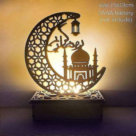 Dekorationsartikel für das muslimische Ramadan-Fest 2023: LED-Windlaternen-Anhänger, Eid Mubarak-Lichterkette, Ramadan-Dekoration für Zuhause-ornament-7