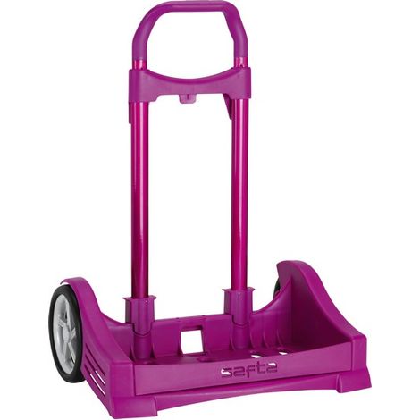 Carro portamochilas evolution plegable fucsia (1/3)