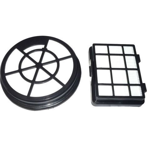 Lot de 2 filtres de rechange pour aspirateur Bosch Serie 2 VXBSGS05V2, filtre d'échappement et filtre de protection du moteur (1/5)