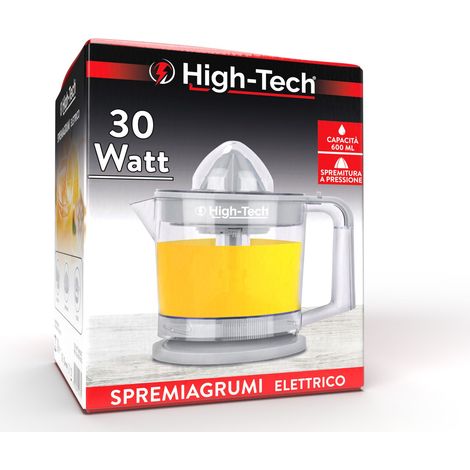 HIGH-TECH SPREMIAGRUMI ELETTRICO DA 30WATT CAPIENZA 600 ML IN COLORE GRIGIO (1/4)