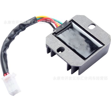 Motorcycle ATV four-wheel beach off-road vehicle accessories 12V five-pin CG125-250CC GY6 rectifier voltage regulator (1/4)