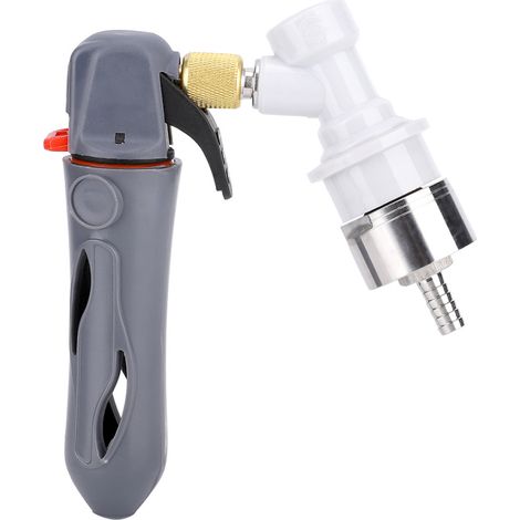 Kit de chargeur de fût de CO2 à pressurisation manuelle avec bouchon de carbonatation pour brassage de bière et boissons gazeuses