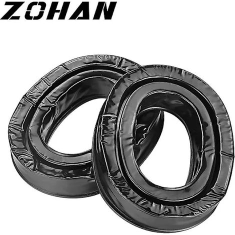 Coussinets d'oreille en gel pour casque antibruit 3M Peltor : coussinets de rechange confortables et doux, noirs, pour casque antibruit. (1/5)